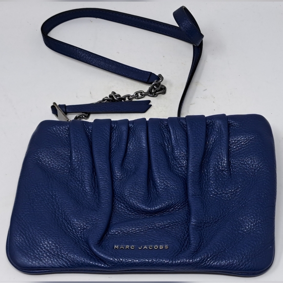 Marc Jacobs Blue Leather Cross Body Purse - Picture 2 of 4